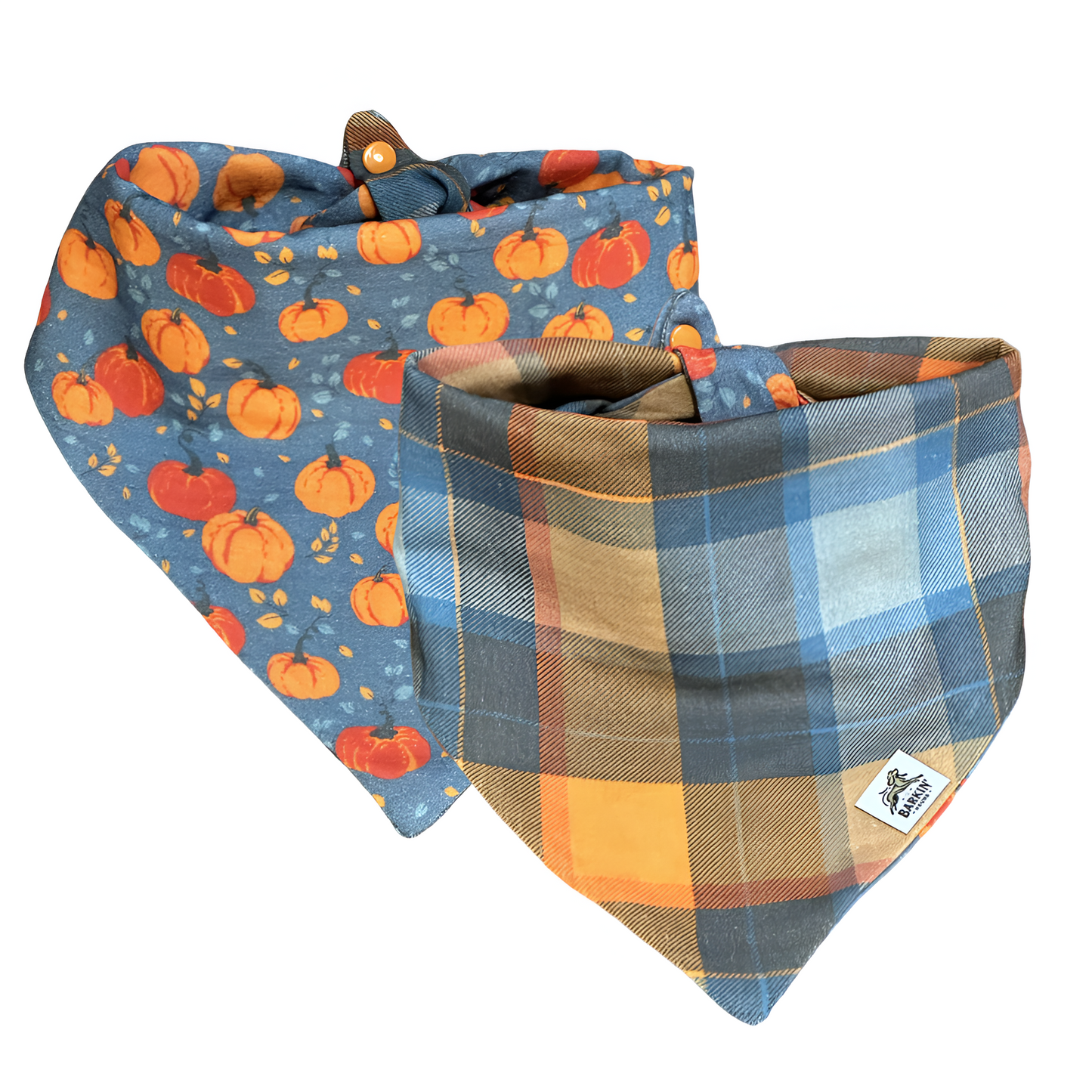 *New* Rustic Plaid and Pumpkin Delight (Reversible).