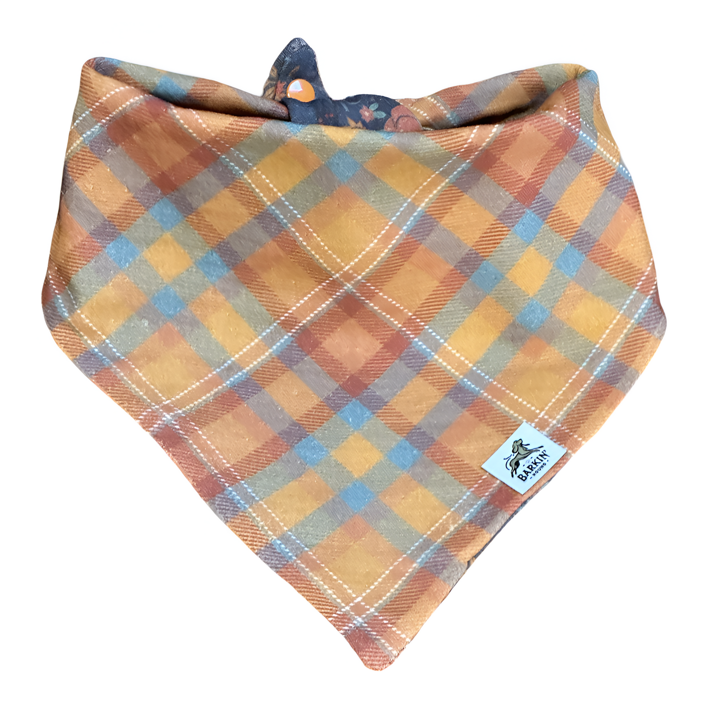 *New* Autumn Plaid and Pumpkin Harvest (Reversible).