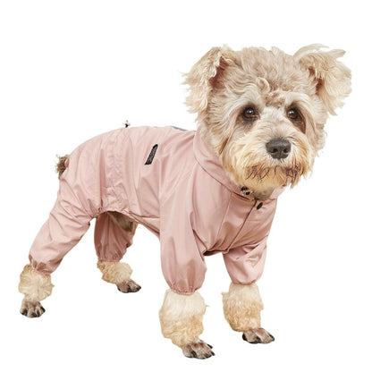 Waterproof raincoat.