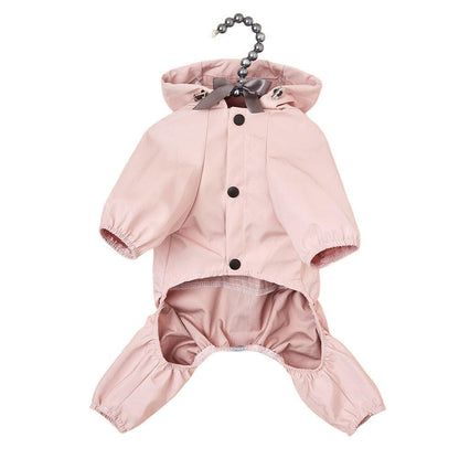 Waterproof raincoat.