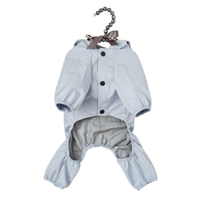 Waterproof raincoat.