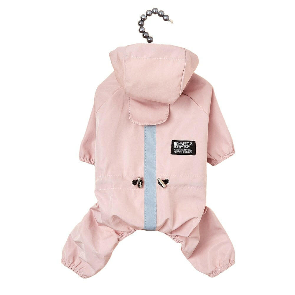 Waterproof raincoat.